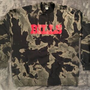 Buffalo Bills Mafia Bleached Sweatshirt Bills Fan Size Large